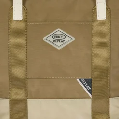 Bric's Shopper|Schultertaschen<Replay Sand Woo Shopper Tasche 26 cm sand wood
