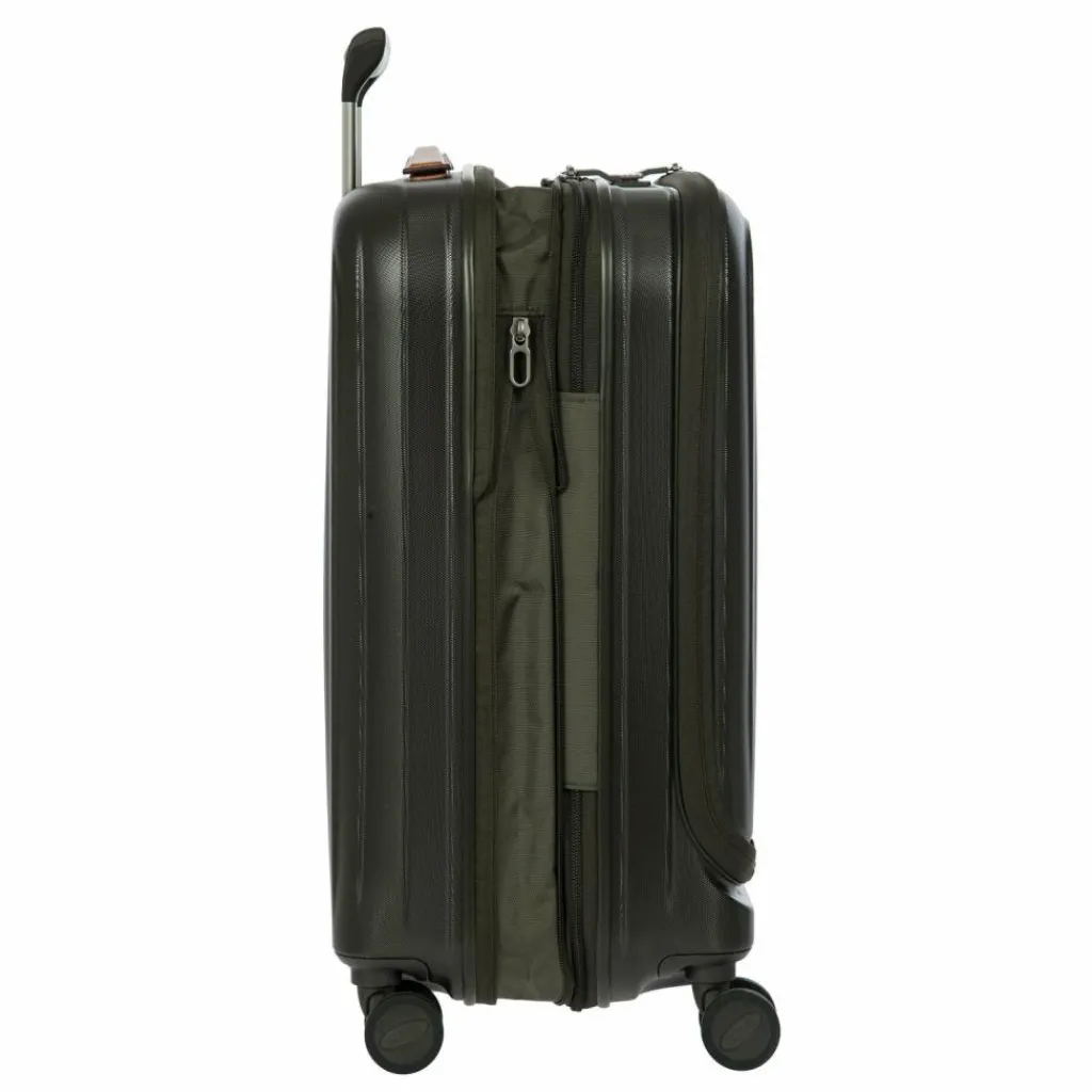 Best Bric's Taormina 4 Rollen Trolley S 57 cm mit Dehnfalte olive