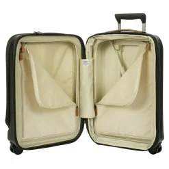 Best Bric's Taormina 4 Rollen Trolley S 57 cm mit Dehnfalte olive