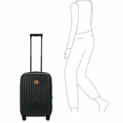 Bric's Taormina 4 Rollen Trolley S 57 cm mit Dehnfalte