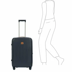 Bric's Taormina 4 Rollen Trolley M 69 cm mit Dehnfalte