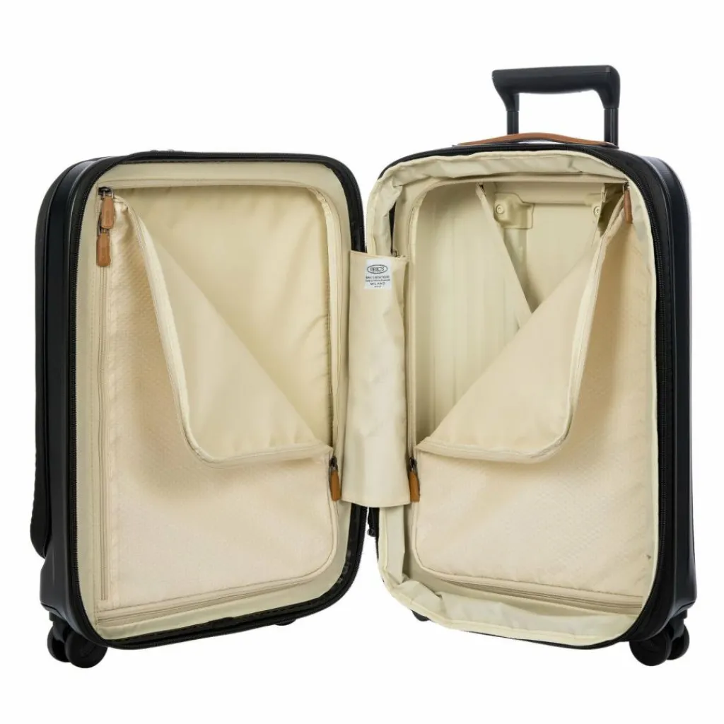 Bric's 4-Rollen Koffer|Hartgepäck<Taormina 4 Rollen Trolley S 57 cm mit Dehnfalte black