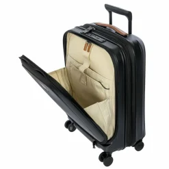 Bric's 4-Rollen Koffer|Hartgepäck<Taormina 4 Rollen Trolley S 57 cm mit Dehnfalte black