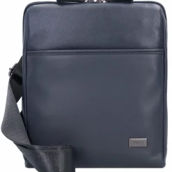 Bric's Umhängetaschen<Torino Umhängetasche Leder 22 cm navy