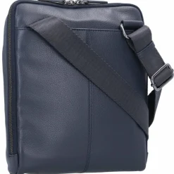 Bric's Umhängetaschen<Torino Umhängetasche Leder 22 cm navy