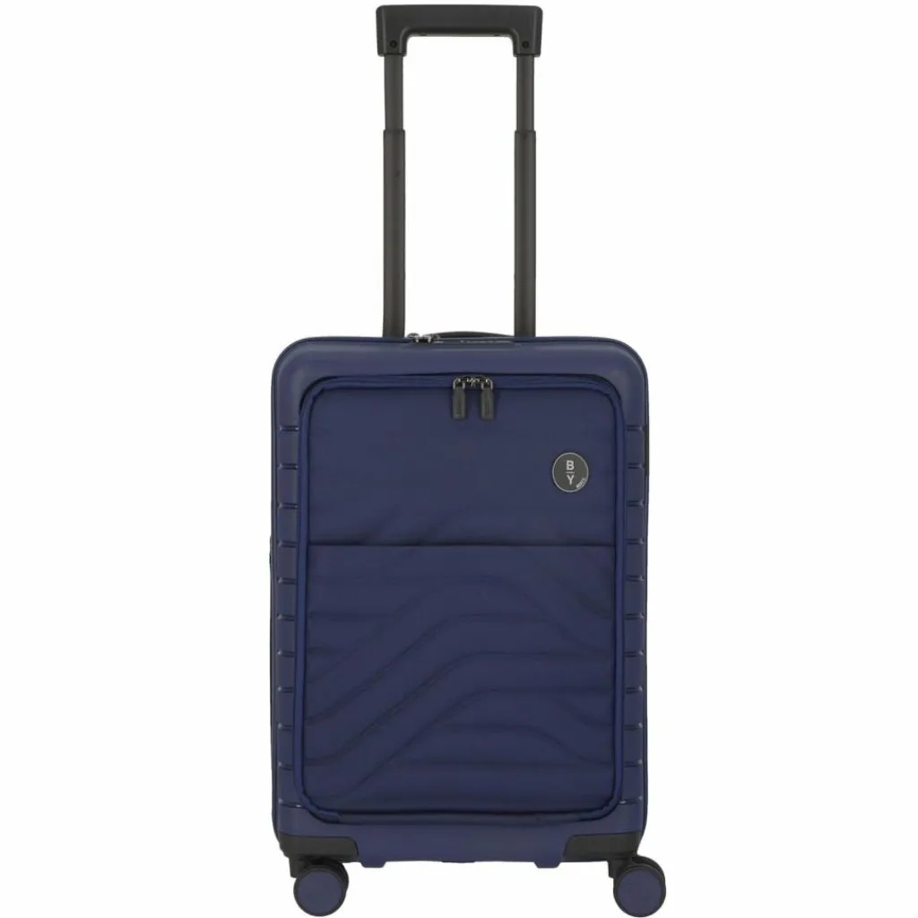 Bric's Hartgepäck Kabinengepäck|4-Rollen Kabinentrolleys<Ulisse 4 Rollen Kabinentrolley 55 cm mit Dehnfalte ocean blue
