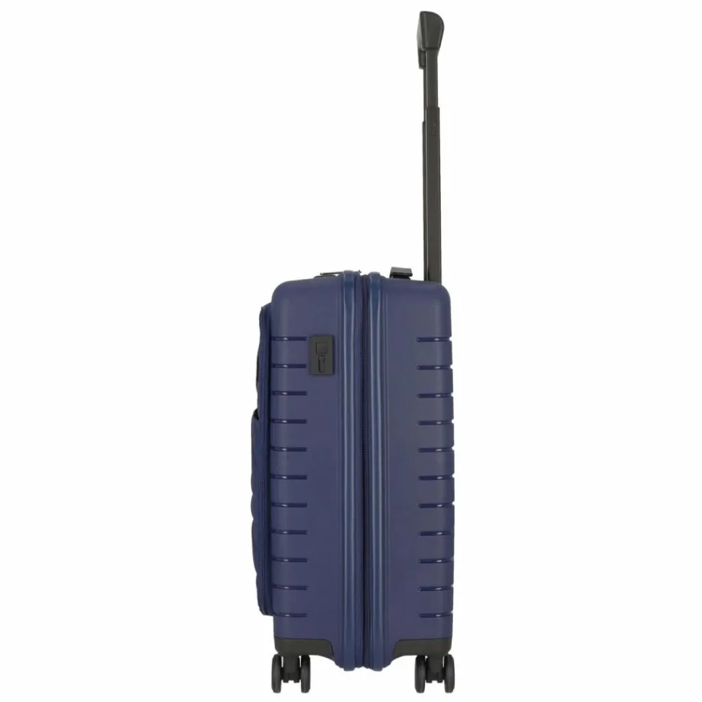 Bric's Hartgepäck Kabinengepäck|4-Rollen Kabinentrolleys<Ulisse 4 Rollen Kabinentrolley 55 cm mit Dehnfalte ocean blue