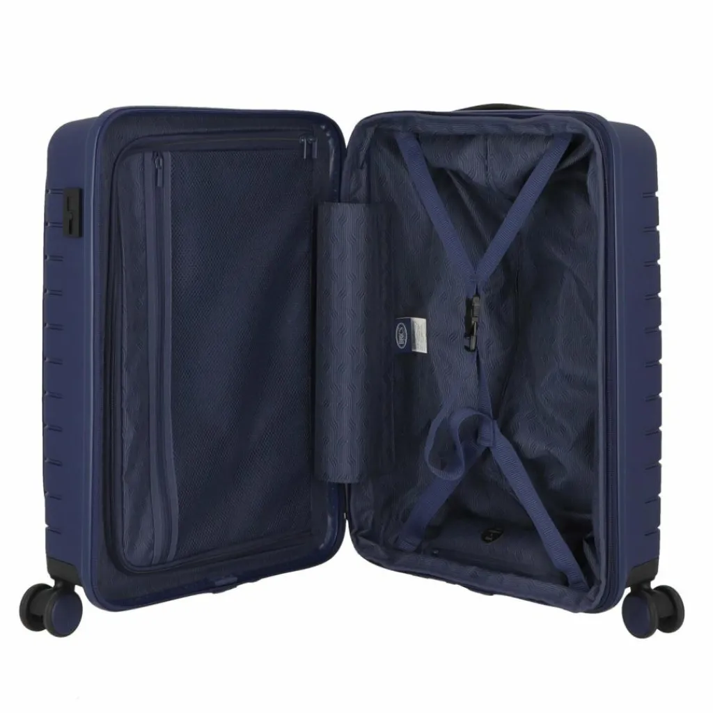 Bric's Hartgepäck Kabinengepäck|4-Rollen Kabinentrolleys<Ulisse 4 Rollen Kabinentrolley 55 cm mit Dehnfalte ocean blue