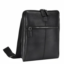 Bric's Umhängetaschen<Varese Umhängetasche Leder 23 cm black