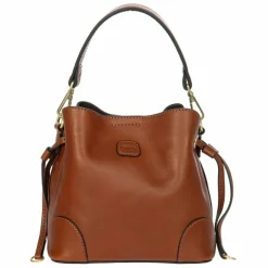 Bric's Schultertaschen<Volterra Schultertasche Leder 20 cm tobacco