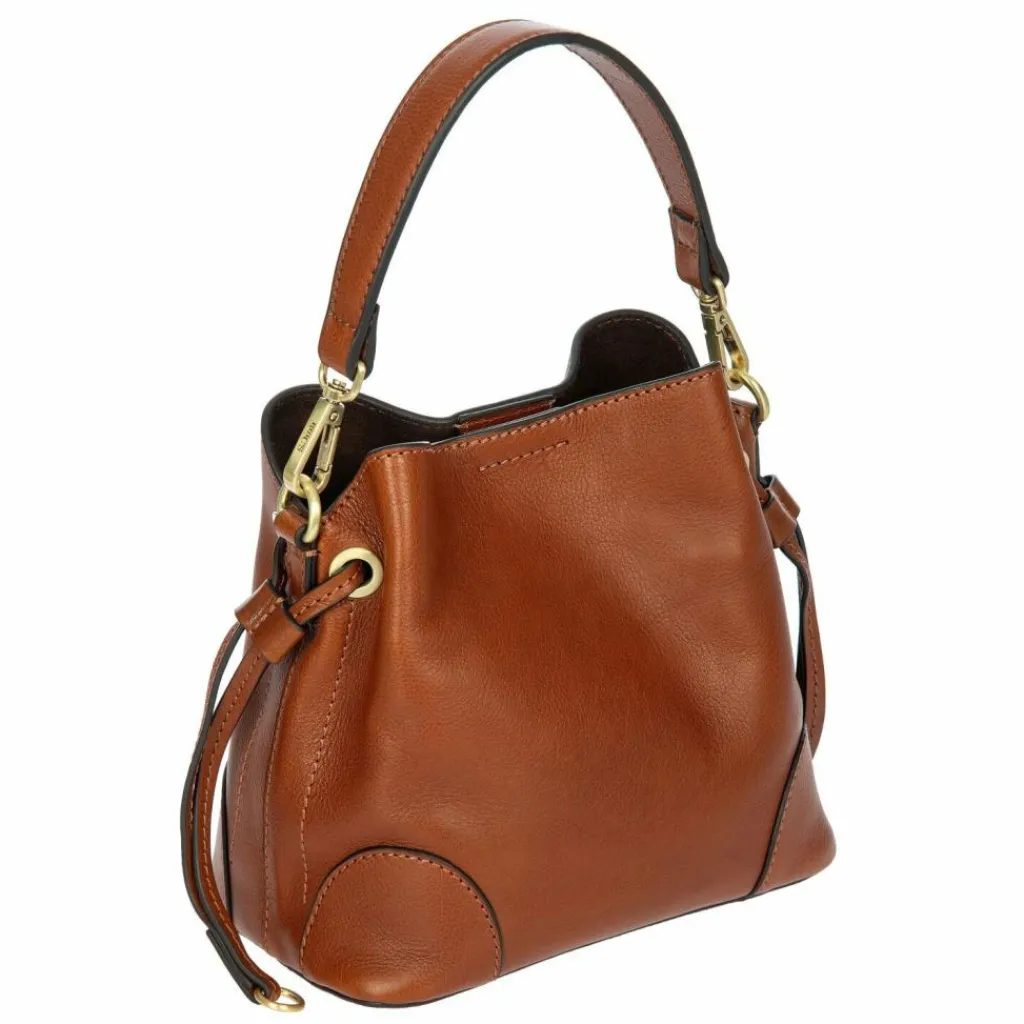 Bric's Schultertaschen<Volterra Schultertasche Leder 20 cm tobacco