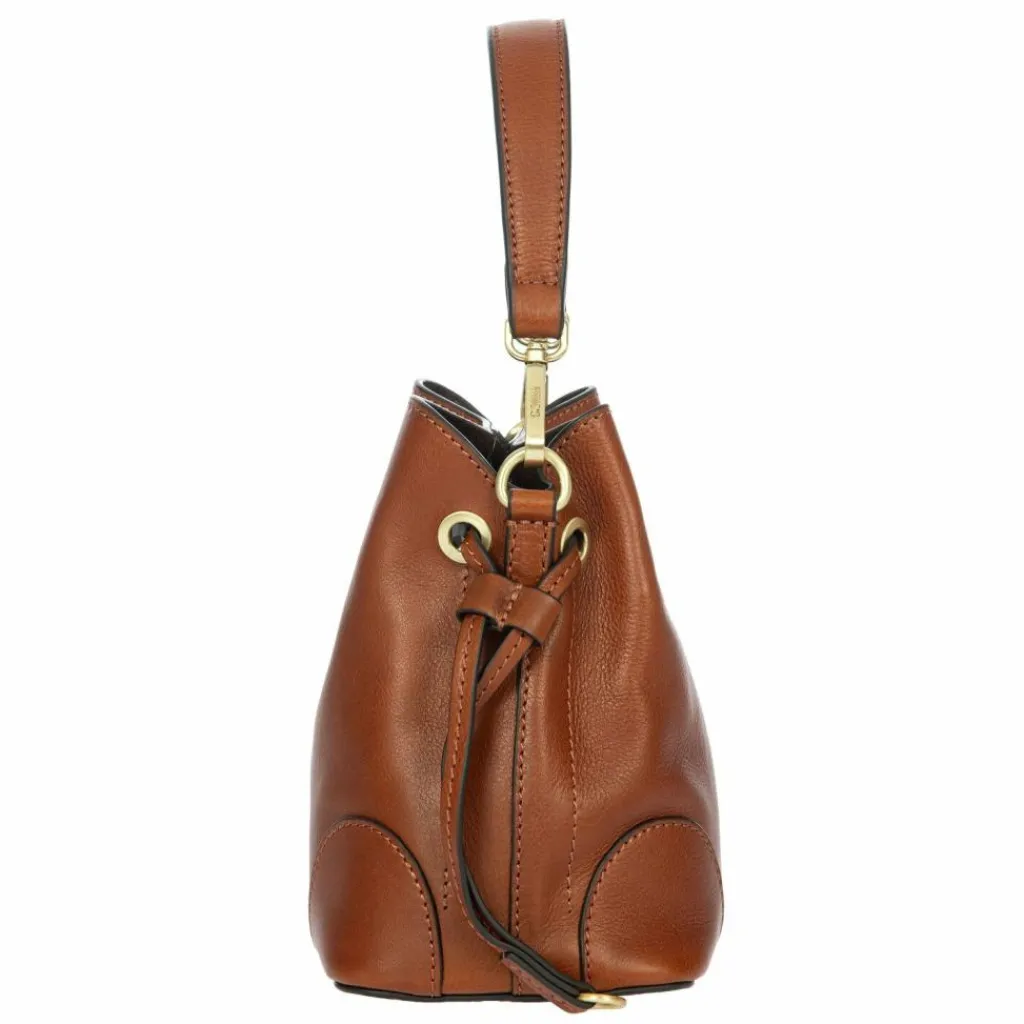 Bric's Schultertaschen<Volterra Schultertasche Leder 20 cm tobacco