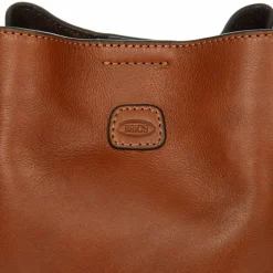Bric's Schultertaschen<Volterra Schultertasche Leder 20 cm tobacco
