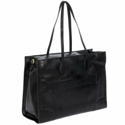 Bric's Shopper|Schultertaschen<Volterra Shopper Tasche M Leder 40.5 cm Laptopfach black