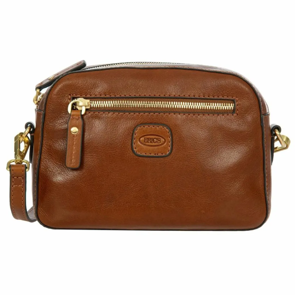 Best Bric's Volterra Umhängetasche Leder 21 cm tobacco