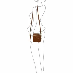 Best Bric's Volterra Umhängetasche Leder 21 cm tobacco