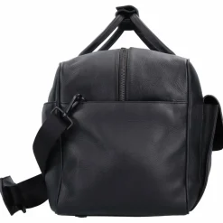 Hot Buckle & Seam Canary Weekender Reisetasche Leder 48 cm black