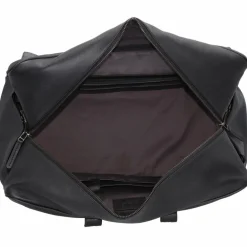 Hot Buckle & Seam Canary Weekender Reisetasche Leder 48 cm black