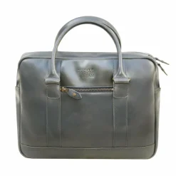 Buckle & Seam Laptoptaschen|Aktentaschen<Everett Aktentasche Leder 38 cm Laptopfach anthrazit