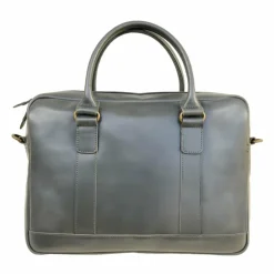 Buckle & Seam Laptoptaschen|Aktentaschen<Everett Aktentasche Leder 38 cm Laptopfach anthrazit