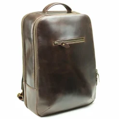 Clearance Buckle & Seam Leon Rucksack Leder 41 cm Laptopfach brown