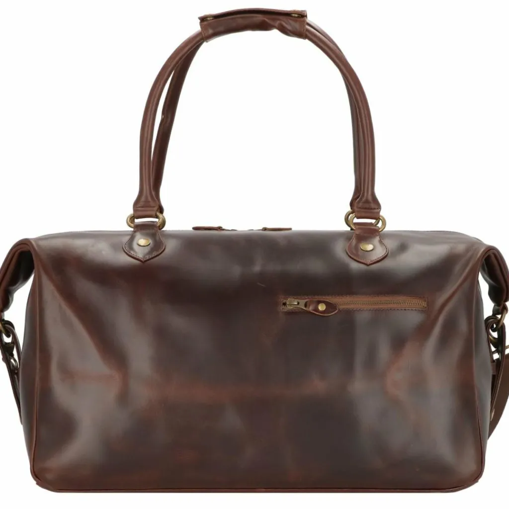 Buckle & Seam Reisetaschen Ohne Rollen<Linwood Reisetasche Leder 50 cm brown-blu