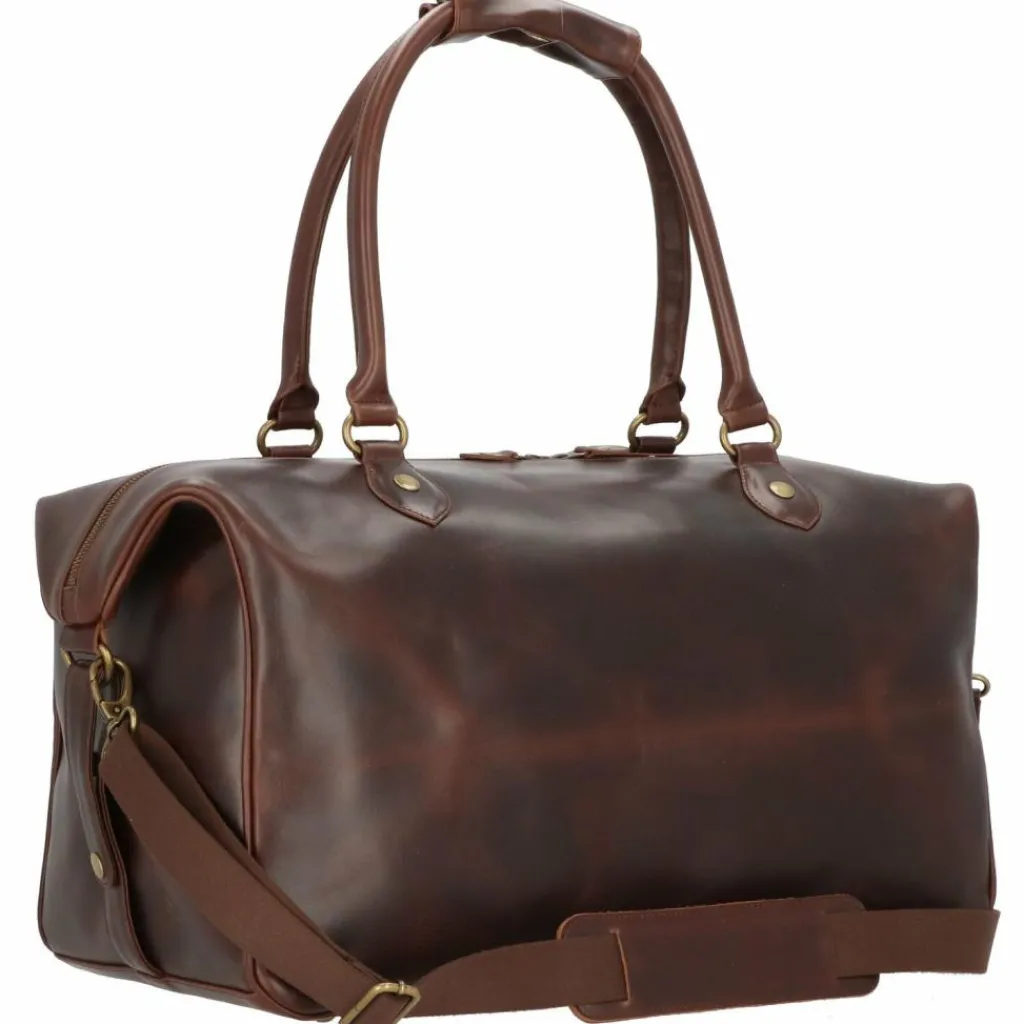 Buckle & Seam Reisetaschen Ohne Rollen<Linwood Reisetasche Leder 50 cm brown-blu