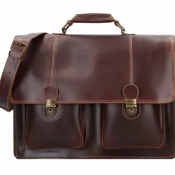 Buckle & Seam Nevada Aktentasche Leder 42 cm Laptopfach