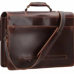 Buckle & Seam Nevada Aktentasche Leder 42 cm Laptopfach