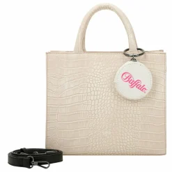 Buffalo Henkeltaschen<Big Boxy Handtasche 26 cm croco white taupe
