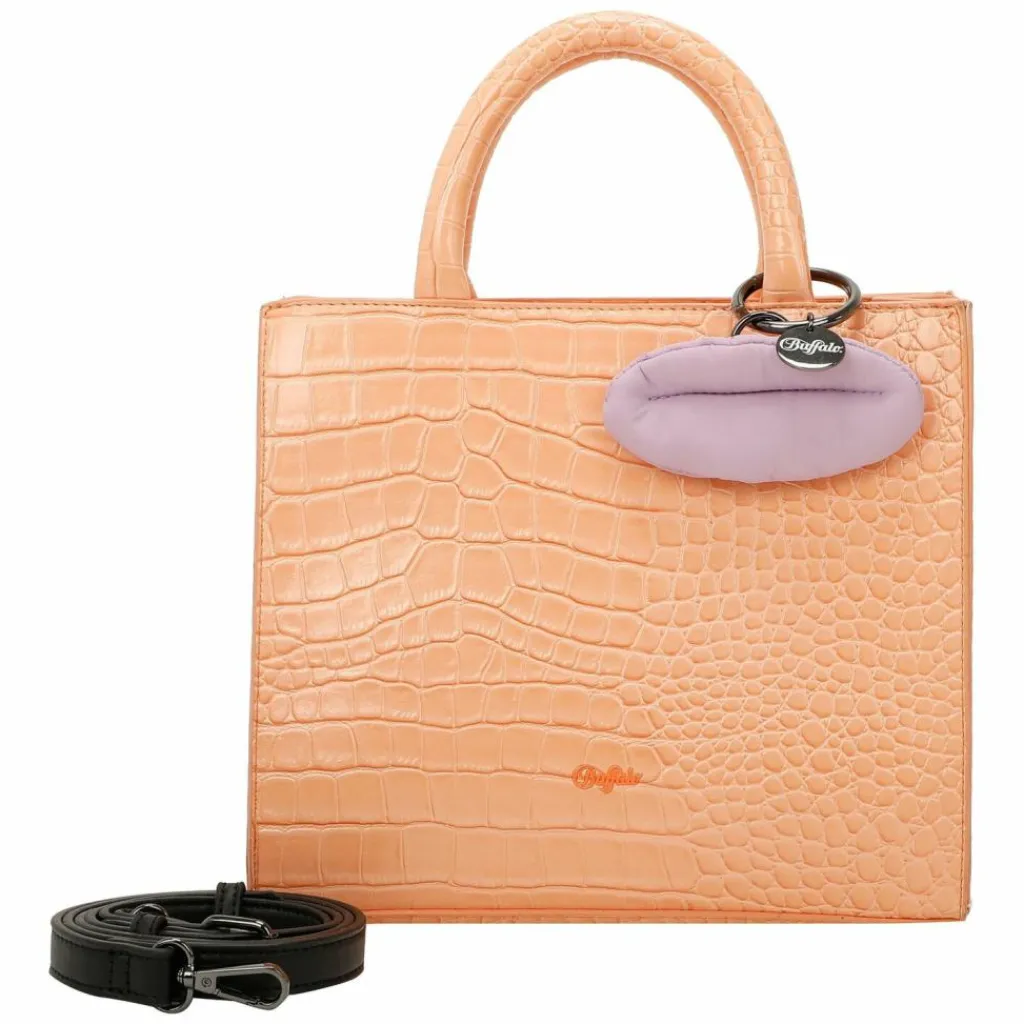 Buffalo Henkeltaschen<Big Boxy Handtasche 26 cm croco orange tan