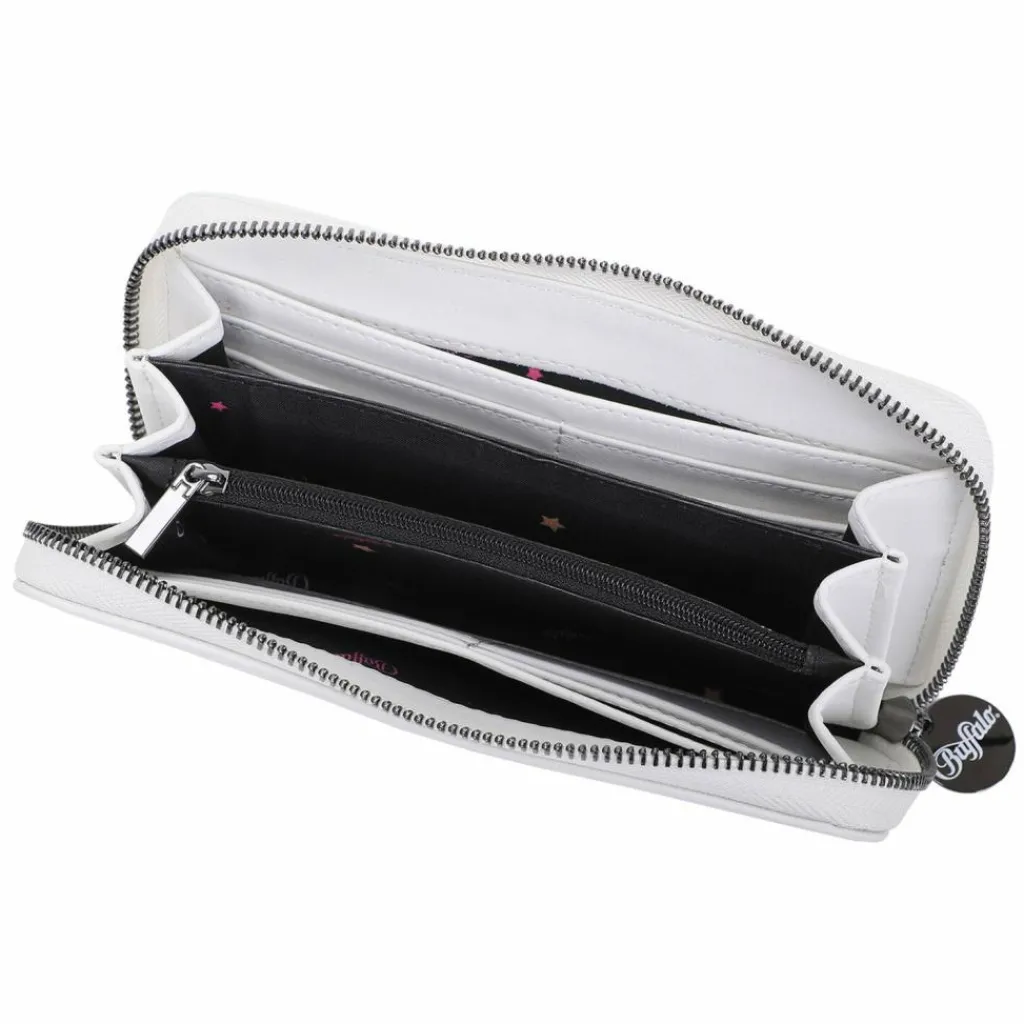 Clearance Buffalo Long Wallet Geldbörse 19.5 cm muse white