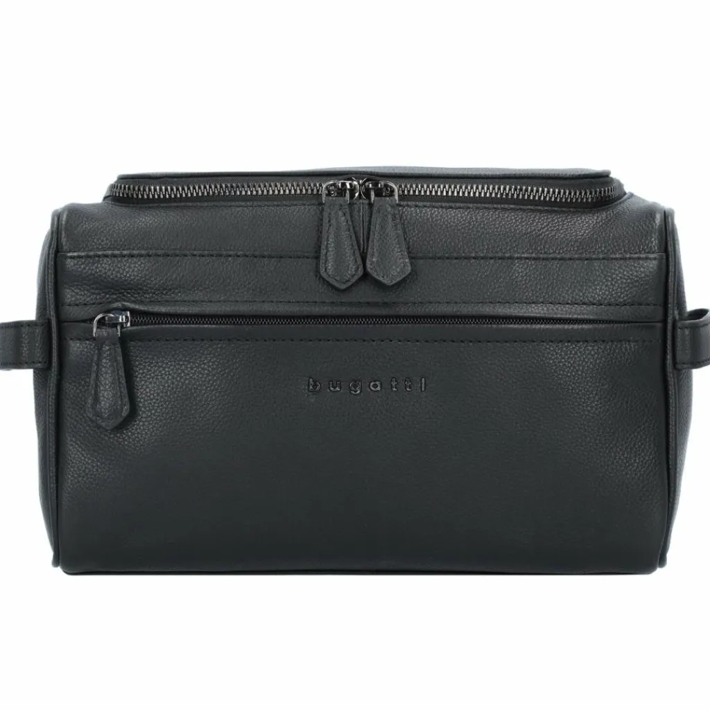 bugatti Kulturbeutel<Bella Kulturbeutel Leder 28 cm schwarz