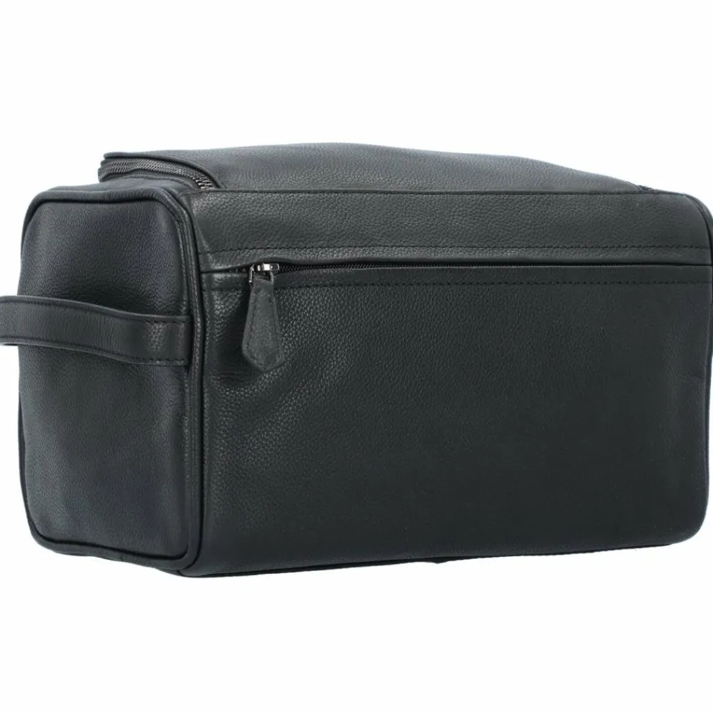 bugatti Kulturbeutel<Bella Kulturbeutel Leder 28 cm schwarz