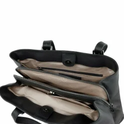 bugatti Schultertaschen|Henkeltaschen<Bella Schultertasche Leder 35 cm schwarz