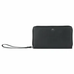 bugatti Damengeldbörsen Querformat<Black Magic Geldbörse RFID Schutz Leder 19 cm schwarz