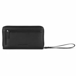 bugatti Damengeldbörsen Querformat<Black Magic Geldbörse RFID Schutz Leder 19 cm schwarz