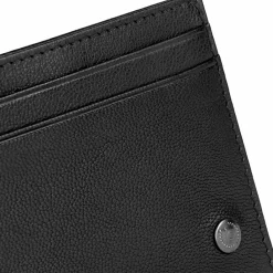 bugatti Visitenkartenetuis<Black Magic Kreditkartenetui RFID Schutz Leder 10 cm schwarz