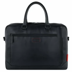bugatti Aktentaschen<Clark Aktentasche Leder 40 cm schwarz
