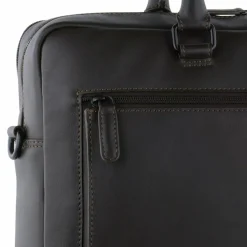 Clearance bugatti Clark Aktentasche Leder 40 cm braun