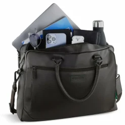 Clearance bugatti Clark Aktentasche Leder 40 cm braun