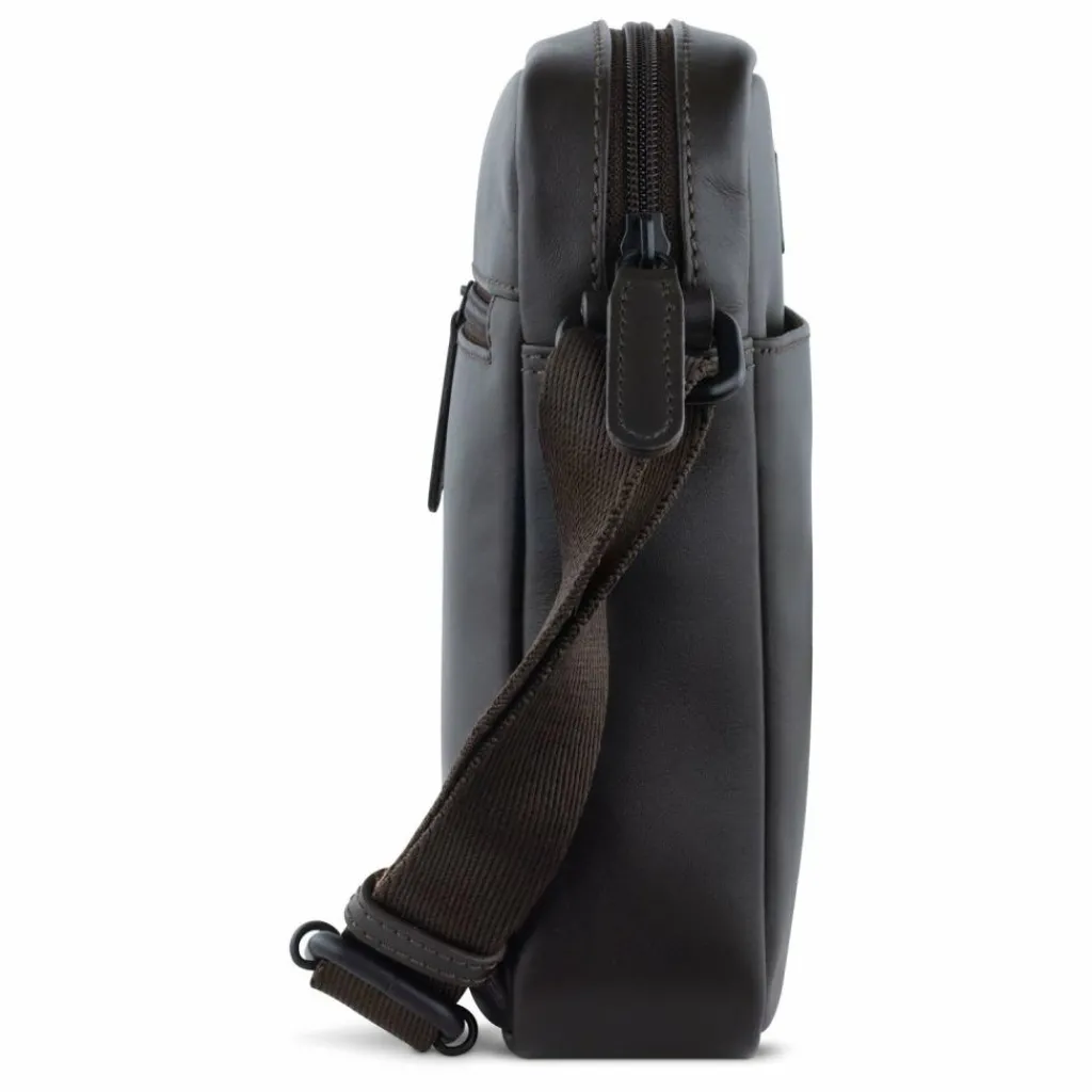 bugatti Umhängetaschen<Clark Umhängetasche Leder 18 cm braun