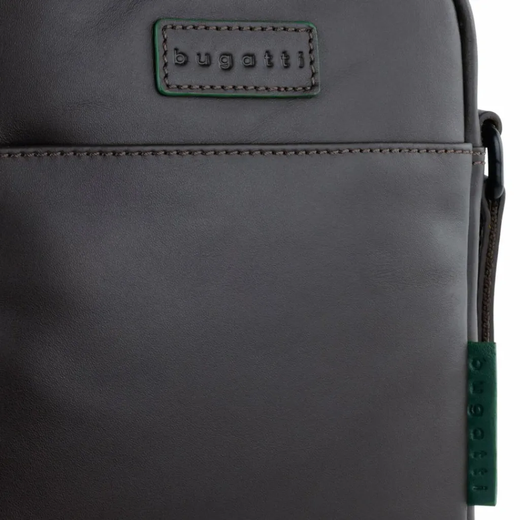 bugatti Umhängetaschen<Clark Umhängetasche Leder 18 cm braun