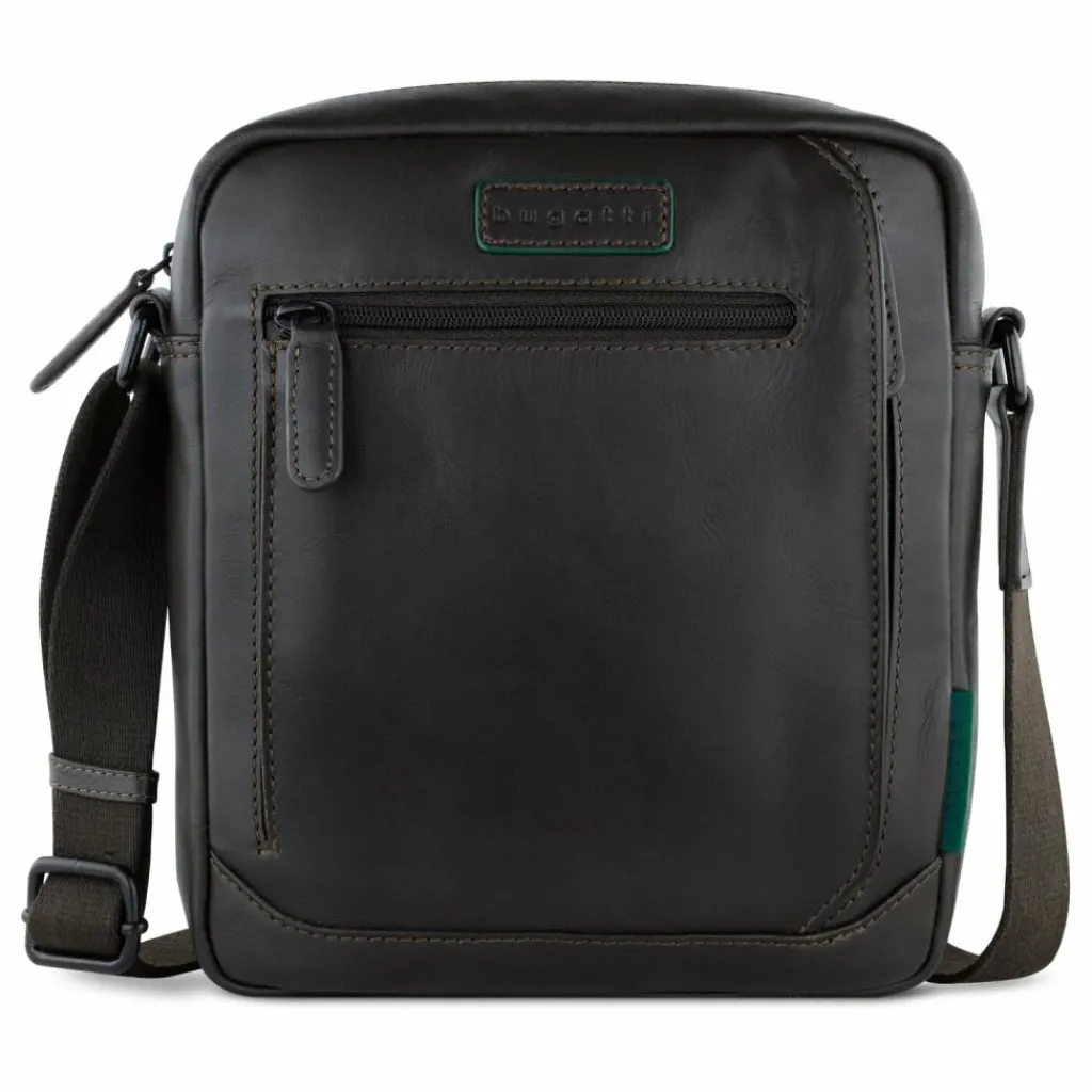 bugatti Umhängetaschen<Clark Umhängetasche Leder 21 cm braun