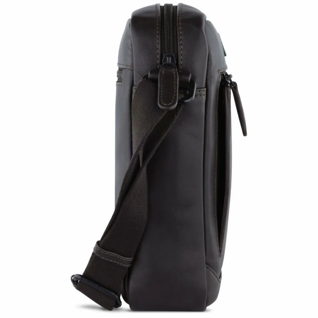 bugatti Umhängetaschen<Clark Umhängetasche Leder 21 cm braun