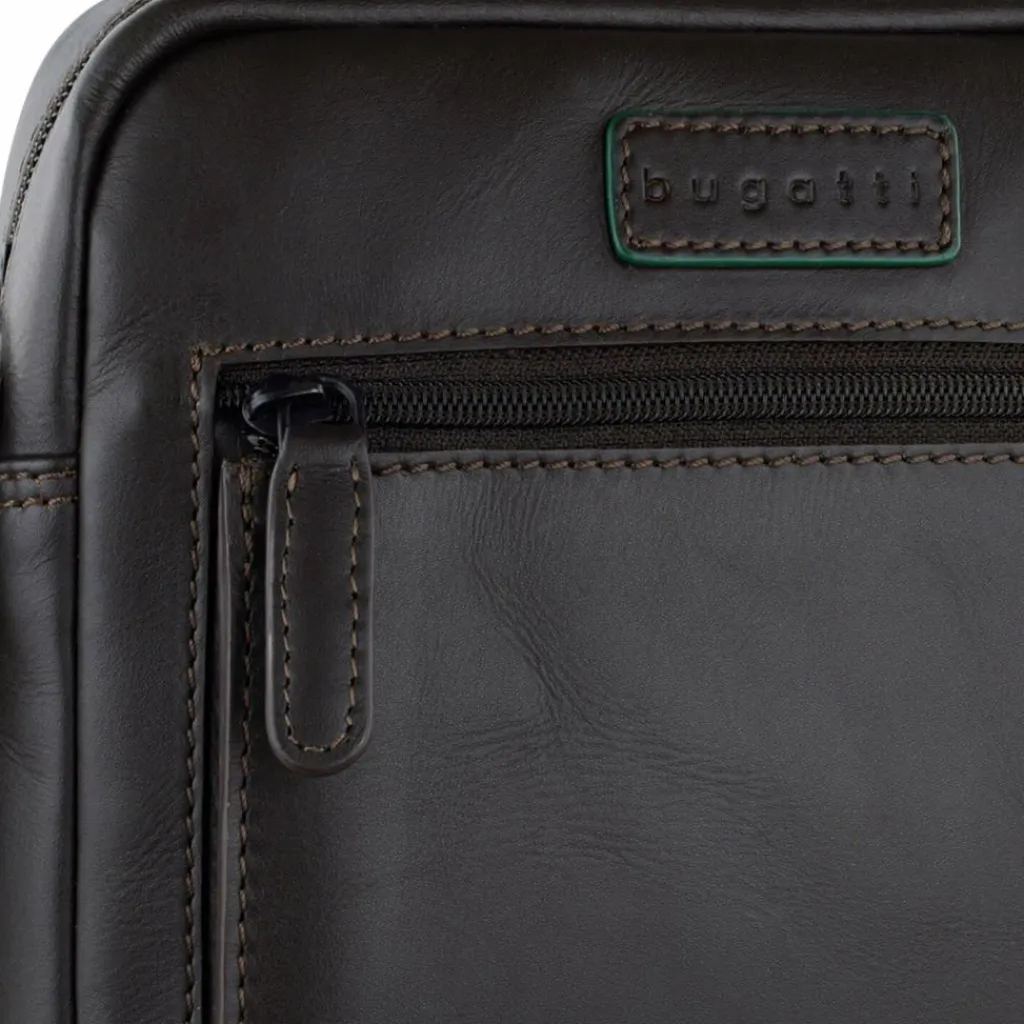 bugatti Umhängetaschen<Clark Umhängetasche Leder 21 cm braun