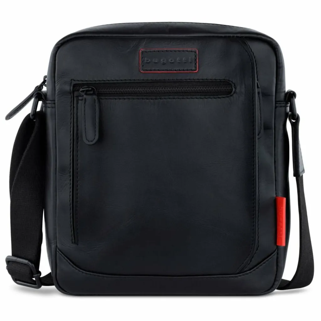 Discount bugatti Clark Umhängetasche Leder 21 cm schwarz