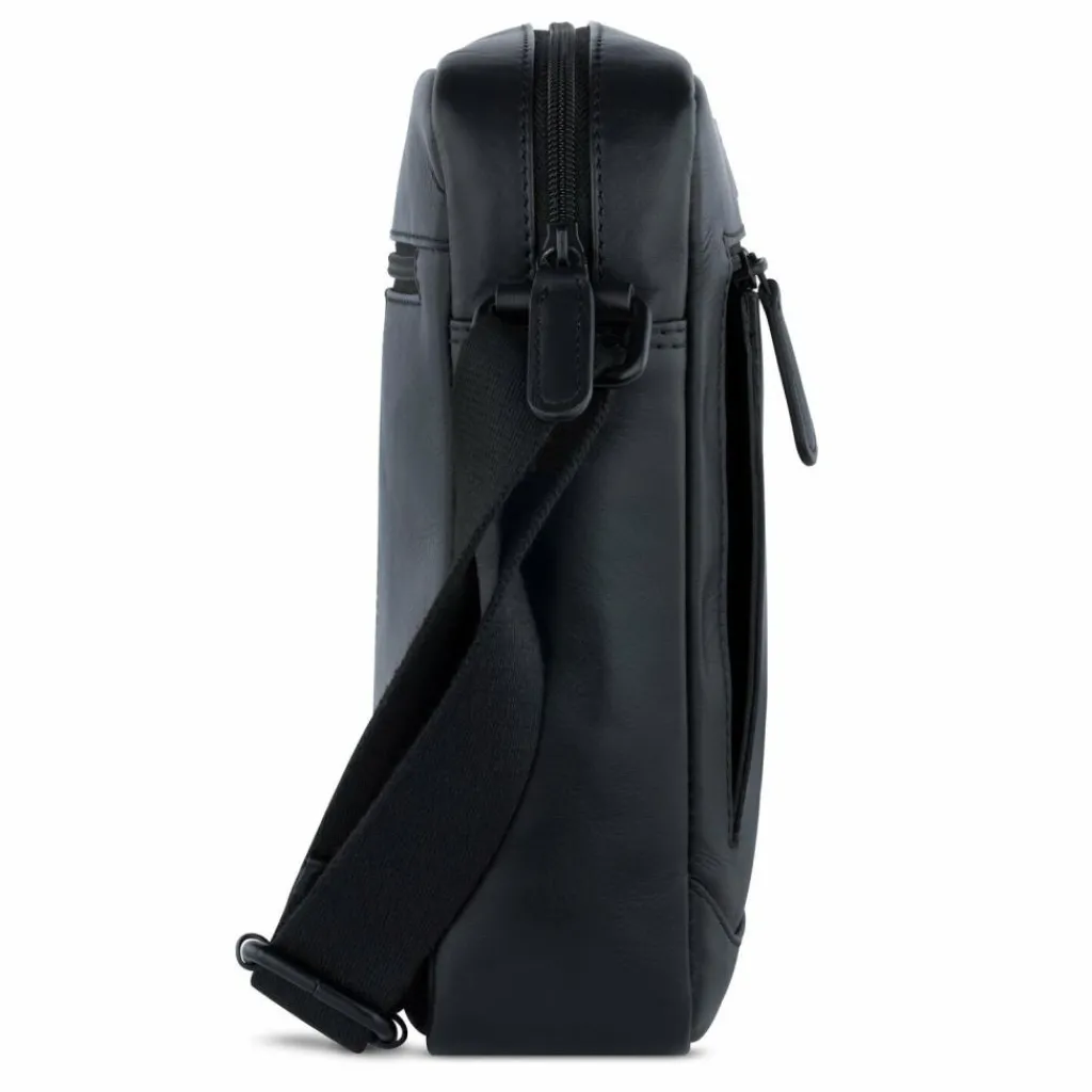 Discount bugatti Clark Umhängetasche Leder 21 cm schwarz