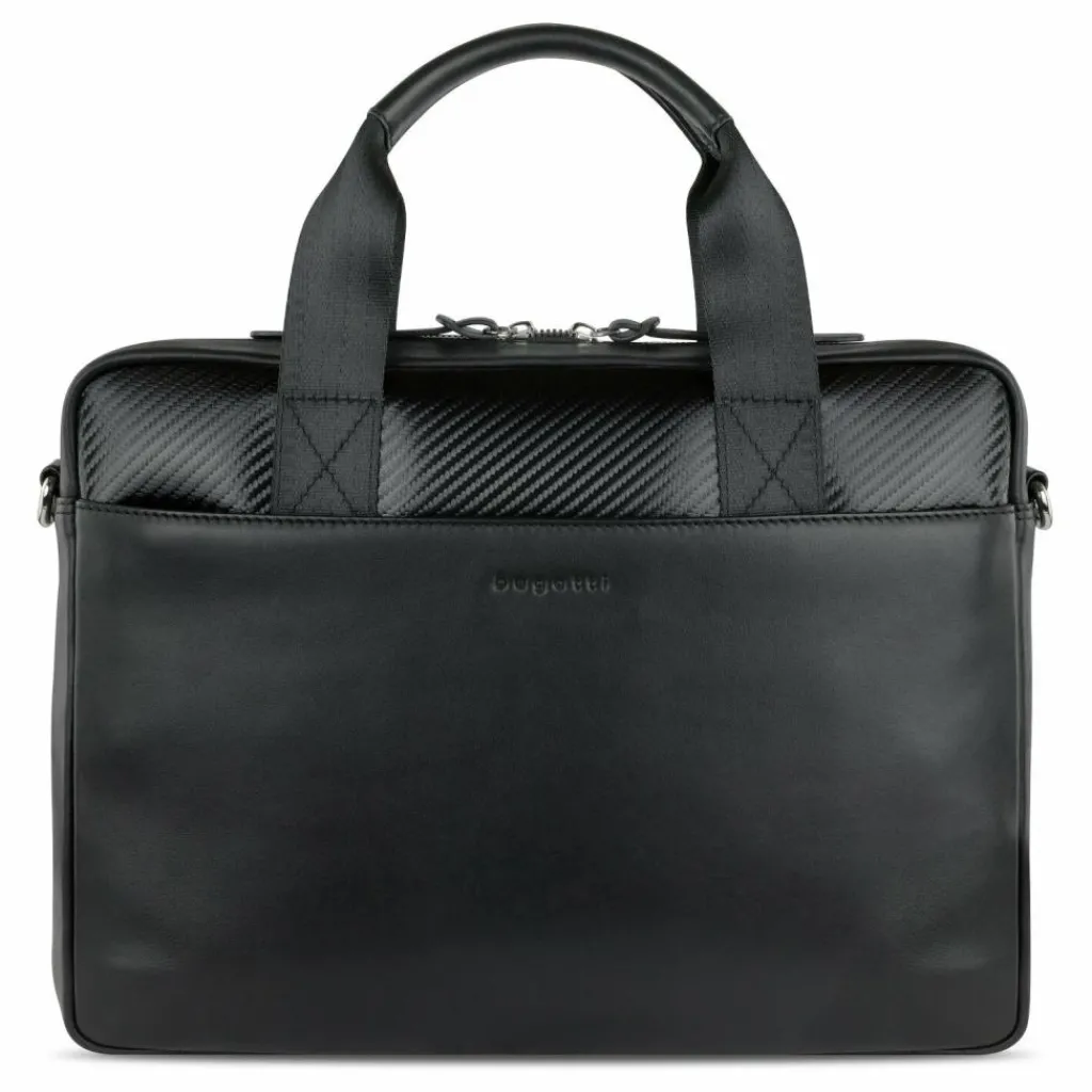 Online bugatti Comet bags Aktentasche Leder 36 cm Laptopfach schwarz