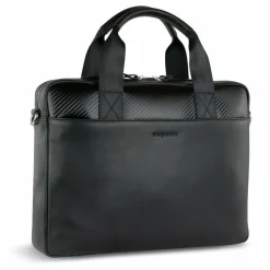 Online bugatti Comet bags Aktentasche Leder 36 cm Laptopfach schwarz